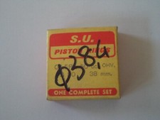 SERIE SEGMENTI FASCE PISTONE - MOTO GILERA 50 4T 4 TEMPI (ANNI 50-60) 38,4 MM