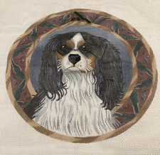 Cavalier King Charles Spaniel HandPainted Needlepoint Canvas Liz Goodrick-Dillon