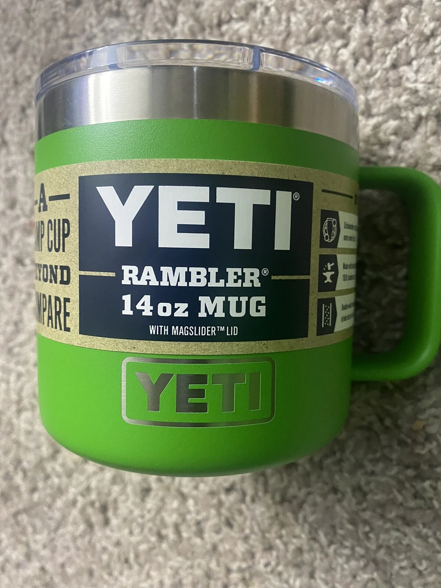 Canopy Green Yeti Rambler 14 oz Mug with Lid NEW SPRING COLOR