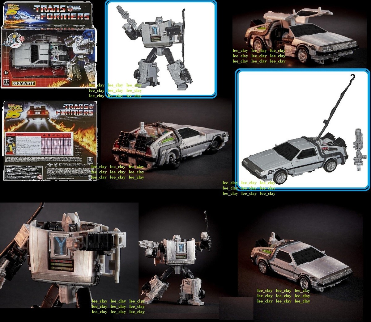 Transformers Back to the Future 35th Crossover Gigawatt Delorean