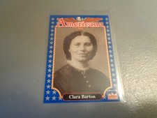 Clara Barton 1992 Americana Starline Card #32