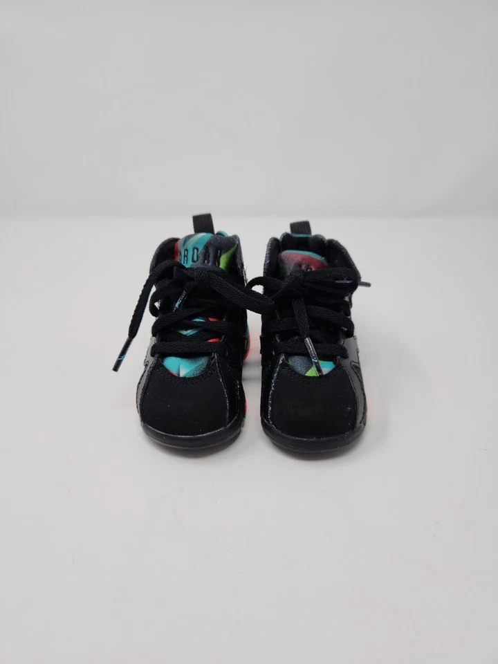 Nike Air Jordan 7 Retro Barcelona Noches Niño Pequeño Talla 4C Negro 304772-007  Foto 2 de 4