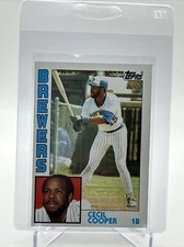 1984 Topps Cecil Cooper Baseball Card #420 NM-Mint FREE SHIPPING