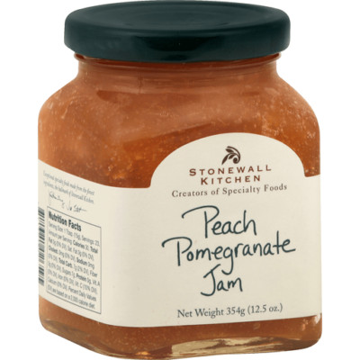 2 Pack Stonewall Kitchen Peach & Pomegranate Jam 12.5oz