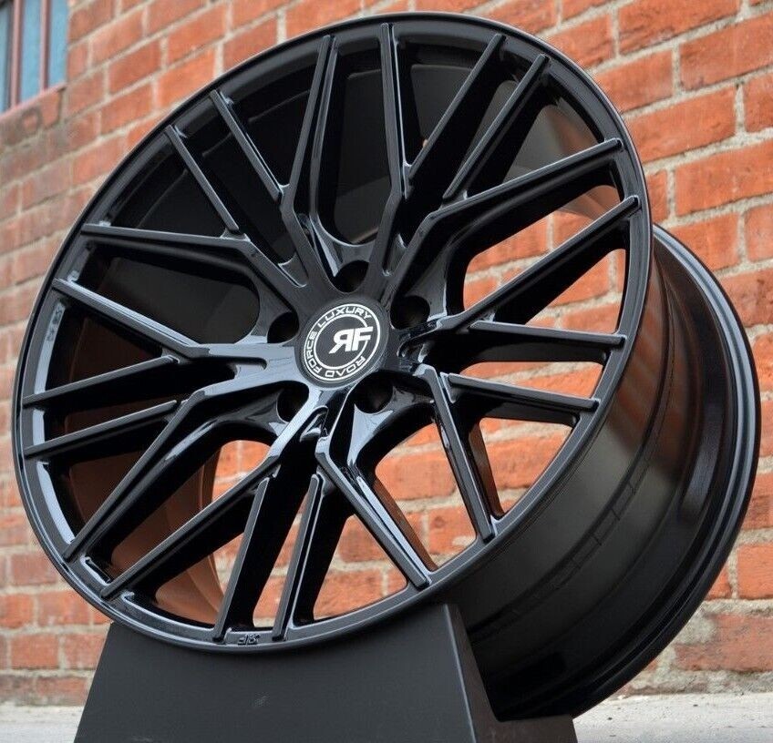20x8.5 / 20x10 RF13 Black Wheels 5x114.3 Rims Set For Maserati Quattroporte 20