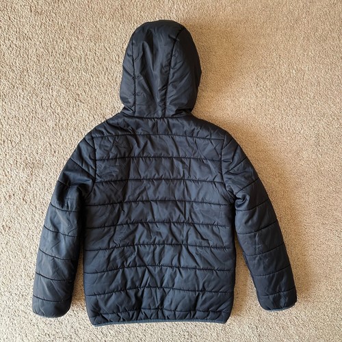 Under Armour Jacket Boys Small Full Zip Puffer Pockets Black Cold Gear - Picture 2 of 12
