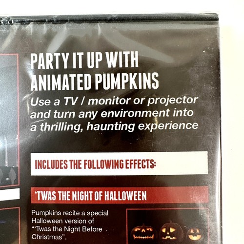 Atmos Fear FX Jack-O'-Lantern Jamboree DVD Halloween Decor Haunted House Pumpkin - Foto 7 di 8