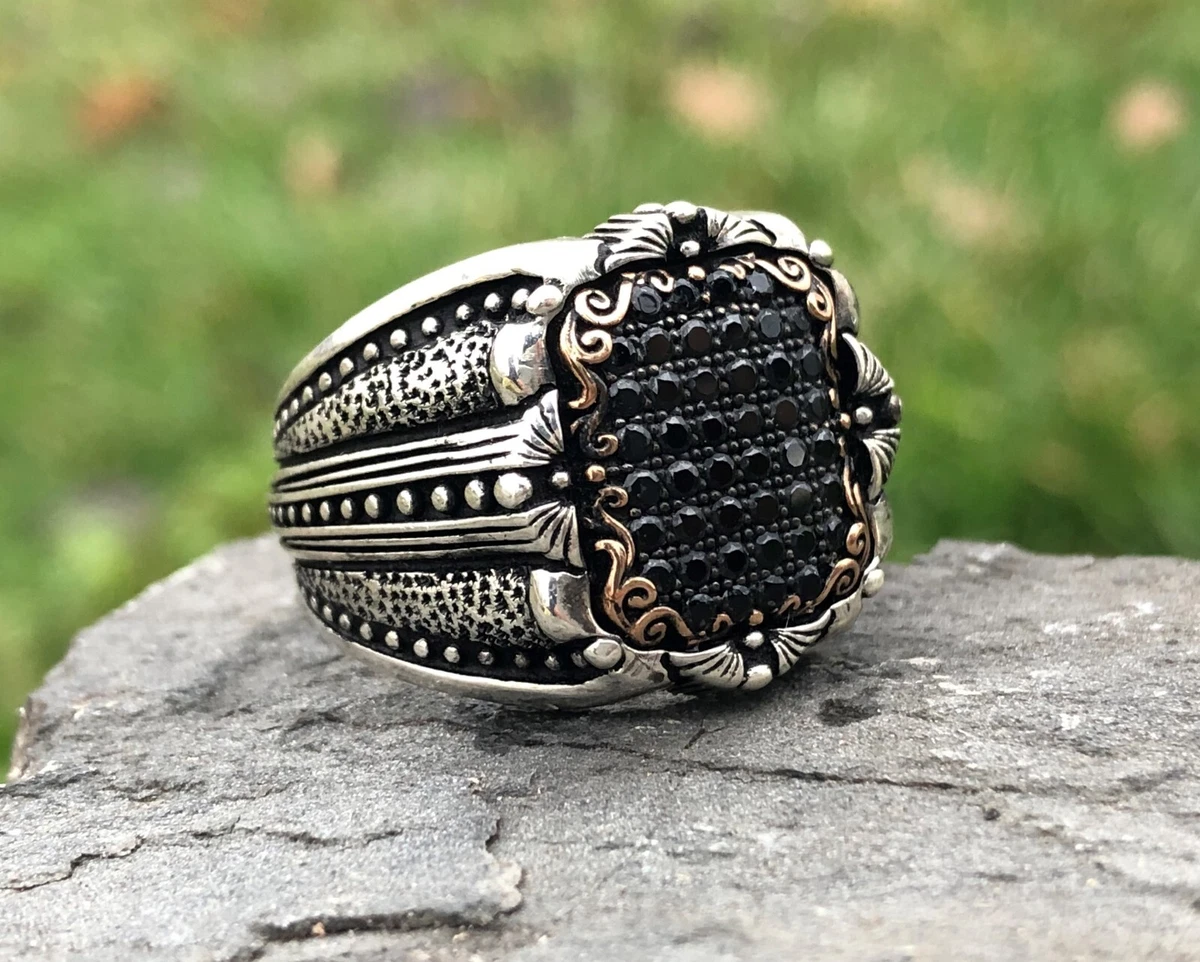 Mens silver rings ebay deals