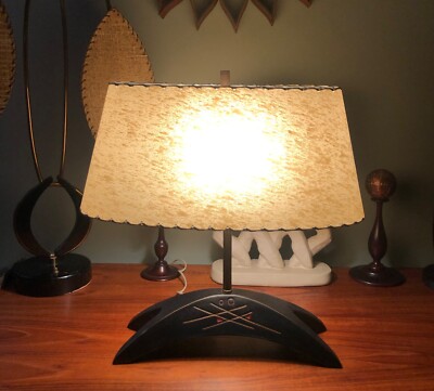 Mid Century Modern Table Lamp Majestic Era 1950's