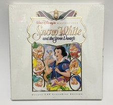Walt Disney's Masterpiece Snow White and the Seven Dwarfs Deluxe CAV Laser Disc 