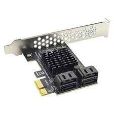 4 Port SATA III PCIe Expansion Card 6Gbps SATA 3.0to PCI-e 1X Controller Card
