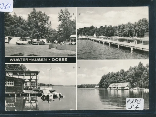 32381) Postcard MBK Wusterhausen Dosse, corner bug o 1978