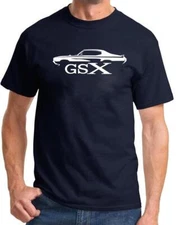 1970 1971 Buick GSX Skylark Classic Outline Design Tshirt NEW COLORS