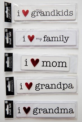 Me and My Big Ideas I Love Heart Title Stickers, You Pick, Some Rare!