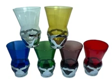 1930’s Vintage Krome Kraft Farber Bros Stemless Wine Glasses 6