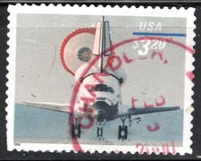 US Stamp Scott 3261, 3.20 Priority, Space Shuttle, Used