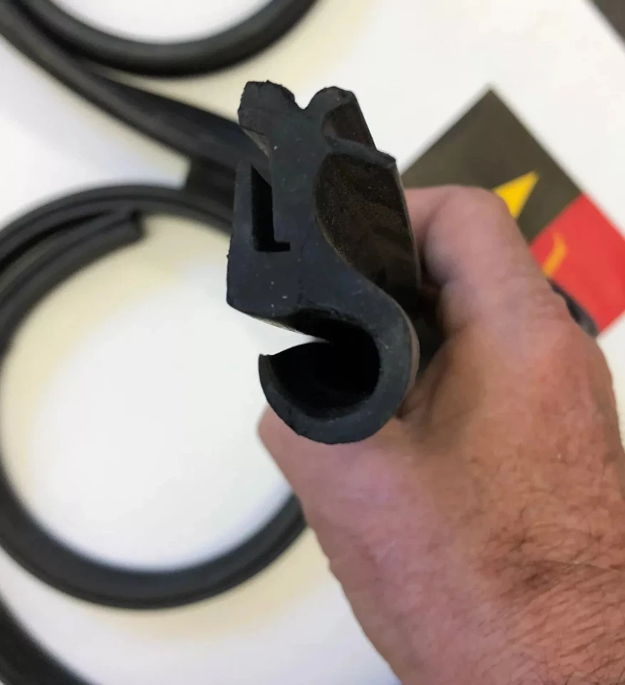 For 1956 DeSoto Fireflite Firedome 4 Door Hardtops Roof Rail Seal Pair - Image 3 of 4