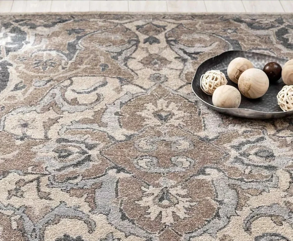 Pottery Barn Channing Hand Tufted 100% Wool Area Rugs & Carpet Home Decor  - Image 3 of 4