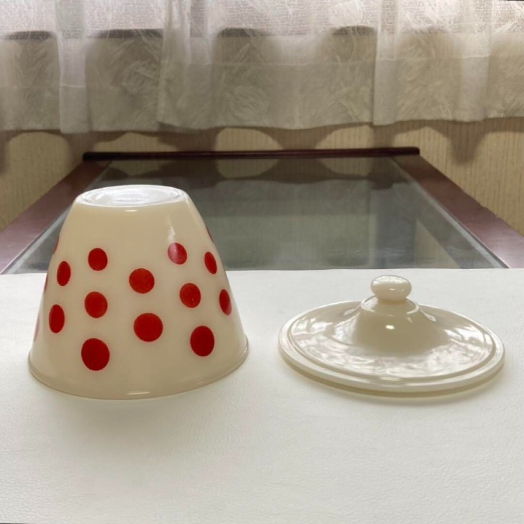Fire King  ファイヤーキング　Grease jar グラスジャー Vintage Anchor Hocking Fire King Jadeite grease jar salt