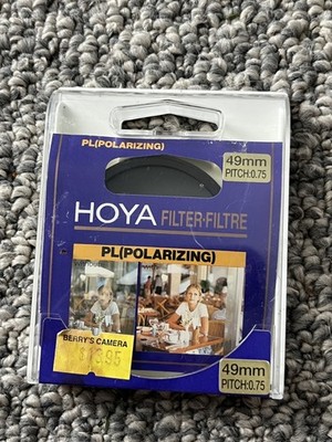 Hoya PL polarizing filter 49mm, pitch 0.75