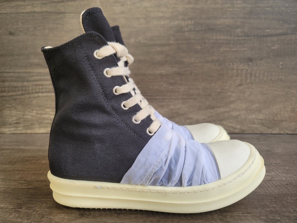 Rick Owens Women's Drkshdw Ramones Hi Top Zipper Black shoes