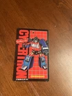 Transformers G1 Takara Japanese Bio Card 1987 ORIGINAL Crosshairs