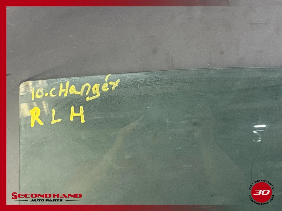 Dodge Charger 2006-2010 conductor trasero puerta izquierda ventana vidrio OEM Foto 2 de 4