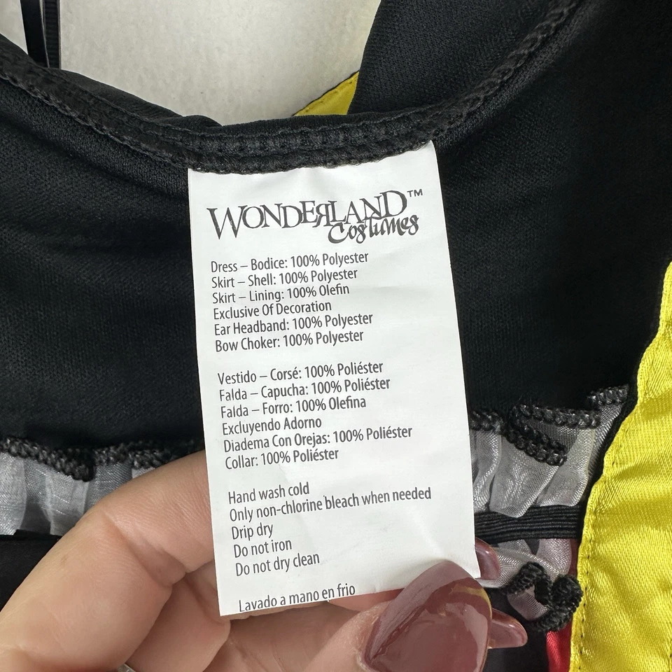 Vestido Disfraz Para Mujer Royal White Rabbit Wonderland Talla Grande (12-14) NUEVO Foto 4 de 4