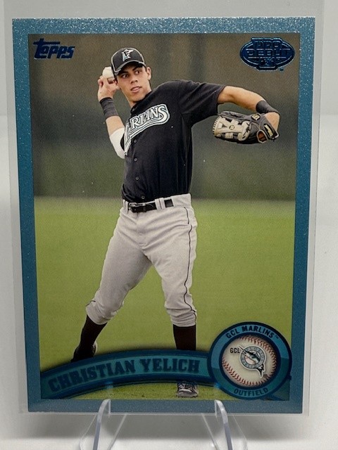2011 Topps Pro Debut #53 Christian Yelich Blue #/309