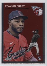 2023 Topps Chrome Platinum Anniversary Xzavion Curry #32 3q7