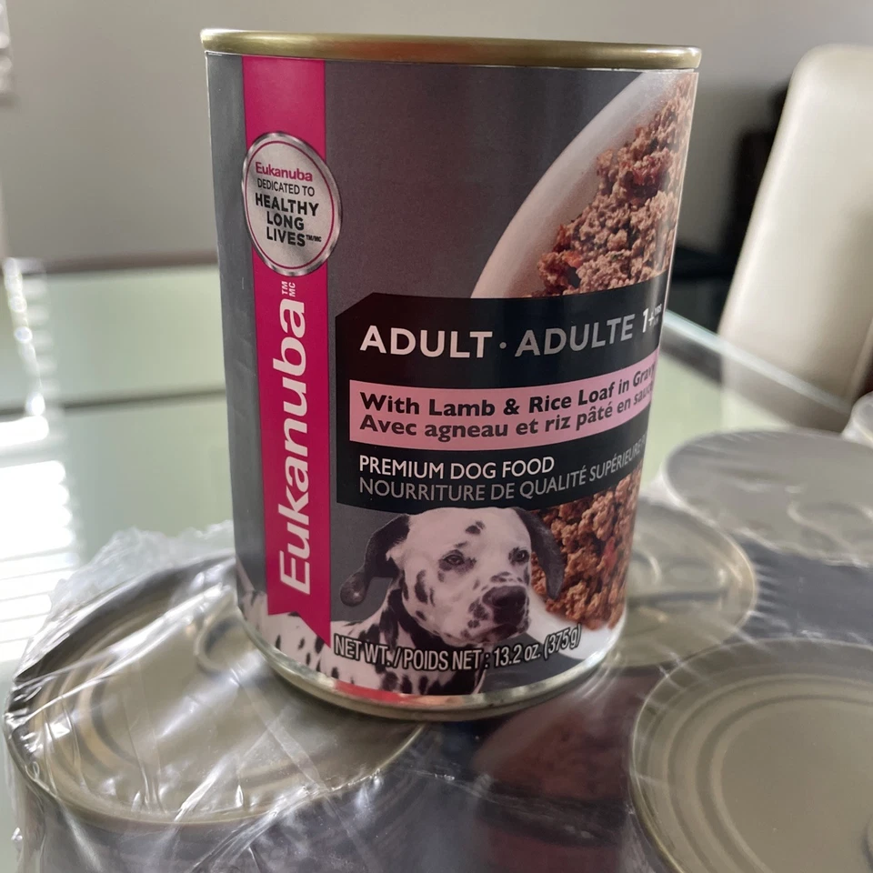 Comida enlatada para perros Eukanuba para cena de cordero y arroz adultos (12 paquetes) caducidad: abril de 2027 Foto 2 de 4