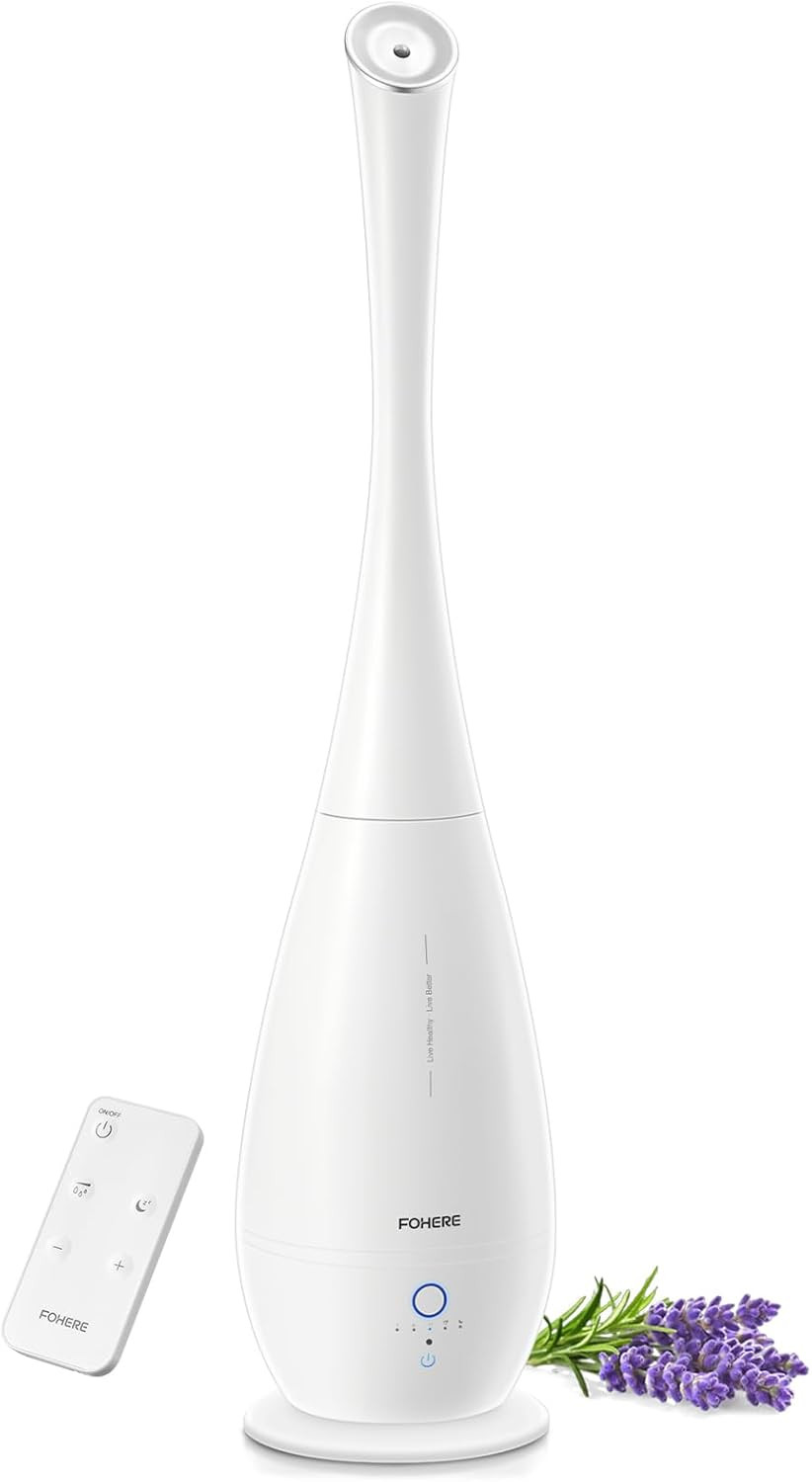 5L Large Room Humidifier, 48H Cool Mist, Quiet, 3 Speeds, Ar