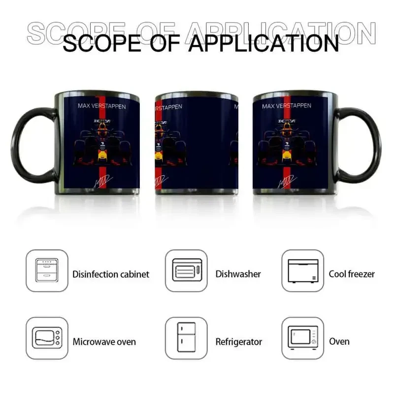 Max Verstappen F1 Racing Mug 11oz Ceramic Coffee Cup – Red Bull Fan Gift - Image 3 of 4