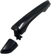 Front Or Rear Right Passenger Exterior Door Handle Black Compatible with Hyundai