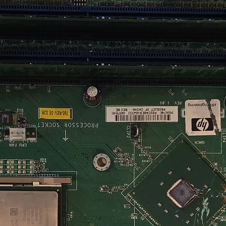 HP Socket 478 Motherboard w/ Intel Pentium 4 CPU & 512MB DDR RAM P82C40E9UQW33I