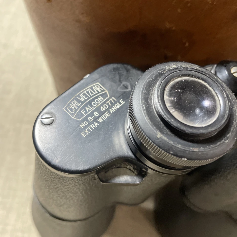 Vintage Carl Wetzlar Binoculars with Case - 20x65 242ft  At 1000 Yards Coated - Image 4 of 4