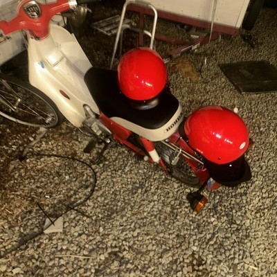 Honda C70 Passport 70 Moped Used Engine Plate 1982 #HB391