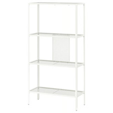IKEA BAGGEBO Scaffale Portaoggetti Metallo Bianco 60x25x116cm Espositore