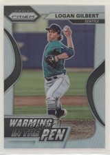 2020 Panini Prizm Warming in the Pen Silver Prizm Logan Gilbert #WIP-12 6u5
