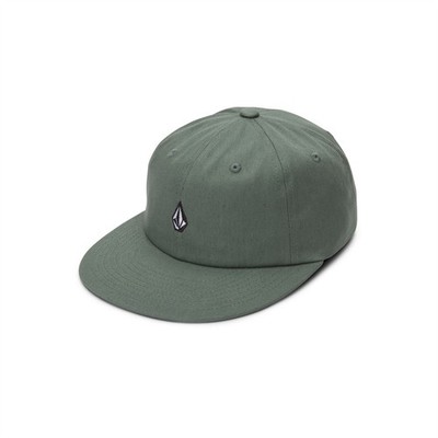 Volcom Cap Adjustable 6 Panel Flat Peak Full Stone Dad Abyss Green Grey