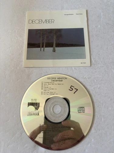 George Winston December CD 1982 - Disk Only!