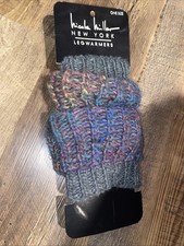 Nicole Miller New York Crochet Leg Warmers OSFM