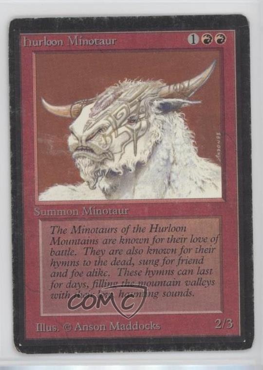 Hurloon Minotaur Magic: Limited Edition Beta 1993