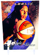 1997 Pinnacle Inside Style & Grace Lisa Leslie Rookie Card 73 LA Sparks WNBA Raw. rookie card picture