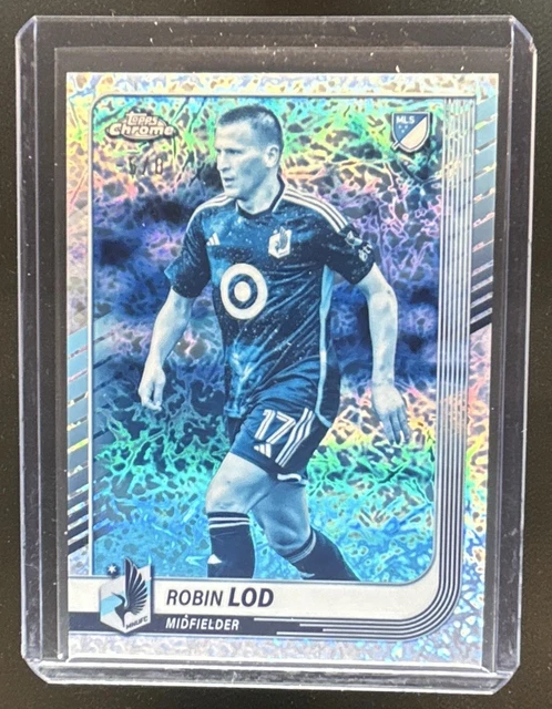 2025 Topps MLS Chrome Robin Lod Frozen Refractor Subzero Refractor #-5/0