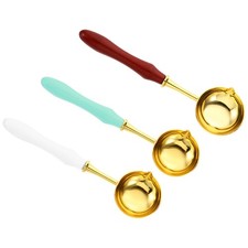 5" Wax Seal Spoon, 3Pcs Vintage Wax Sealing Melting Spoon, Colorful