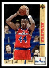 1991-92 Upper Deck Harvey Grant Washington Bullets #342