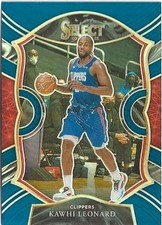 2020-21 Panini Select Kawhi Leonard #37 Silver Prizm SP Los Angeles Clippers