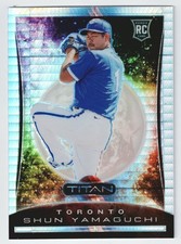 2020 Panini Chronicles Titan Shun Yamaguchi Rookie RC Hyper Prism /299 #13