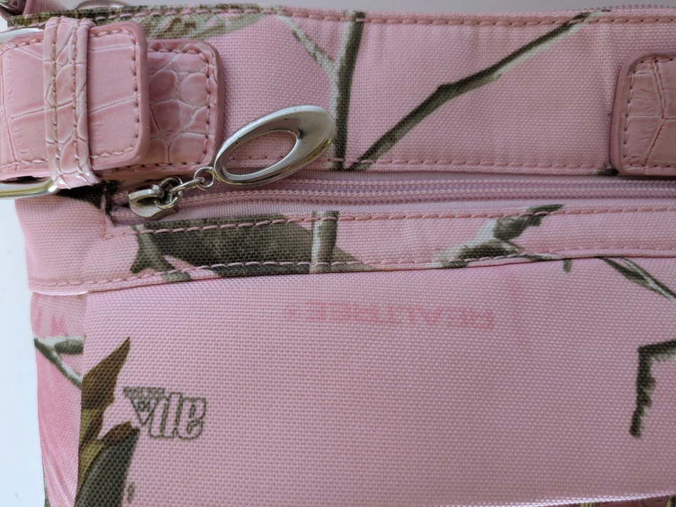 Bolso Bandolera Estilo Camuflaje Rosa Realtree Vintage Cartera Bolso de Mano Correa Ajustable Foto 4 de 4